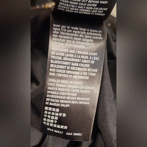 bebe Studded Embellished Black Mini Dress Size Extra Small - Picture 16 of 16